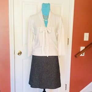 Ann Taylor twill skirt; Bin A3